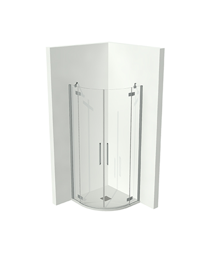 box doccia TDA Quadrant Hinged