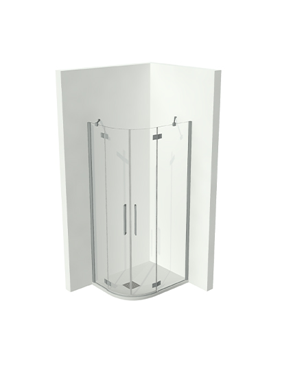 box doccia TDA Quadrant Hinged