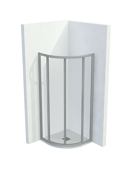 box doccia TDA Semicircolare
