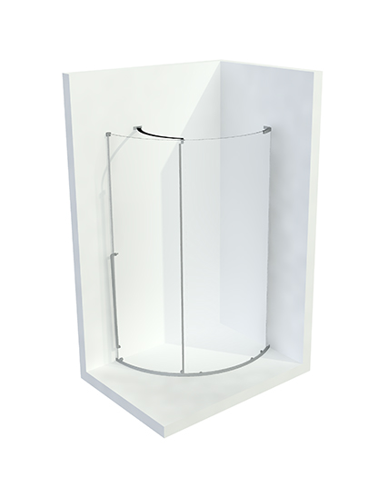 box doccia TDA Semicircolare Scorrevole